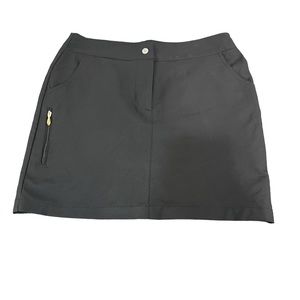 Antigua Women's Performance Enclave Skirt Black Size 4 (578)
